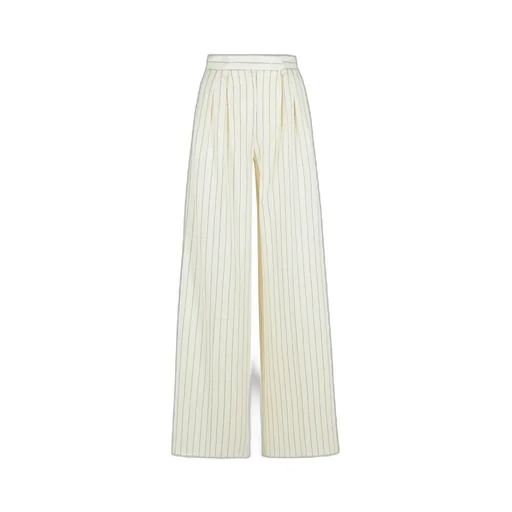 Striped Wide Leg Trousers
