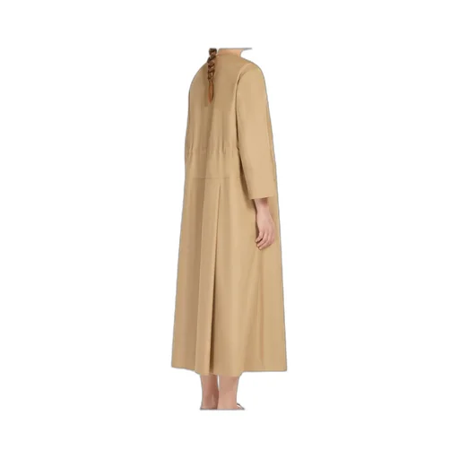 Loose Cotton Twill Dress