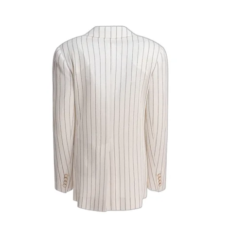 Striped Single-Buttoned Jacket