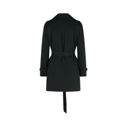 Belted Button-Up Trench Coat