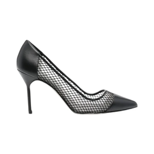 Capcour Mesh-Panelled Pumps