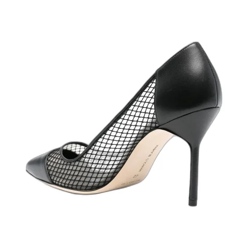Capcour Mesh-Panelled Pumps