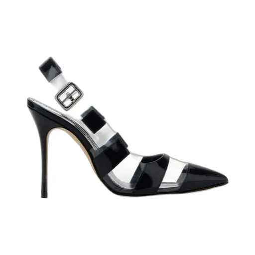 Pointed High-Heeled Sandals
