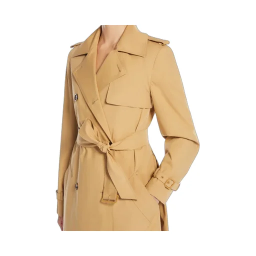 Landa Double-Breasted Belted Coat