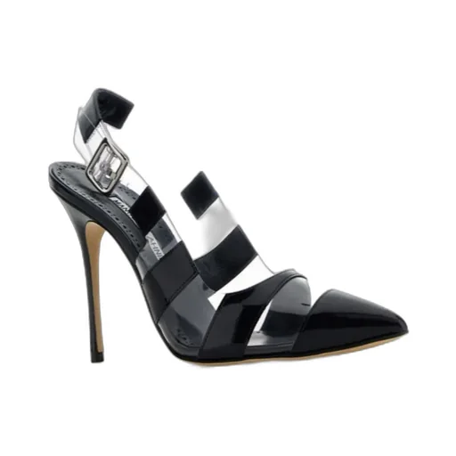 Pointed High-Heeled Sandals