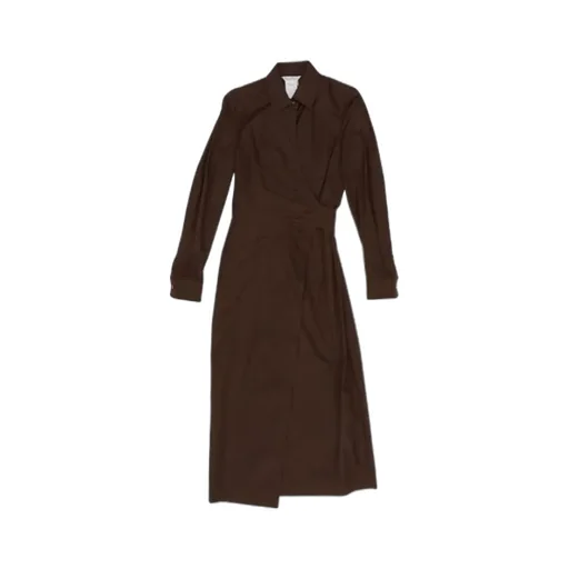Agrume Wrap Long-Sleeved Dress