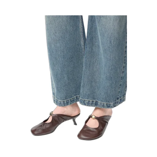Pebble Soft Mule In Nappa Lambskin