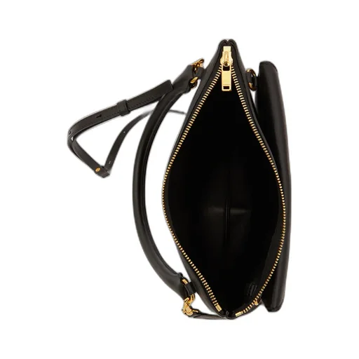 Logo Printed Zipped Tote Bag