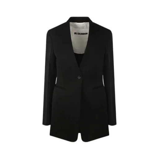Single-Breasted Tailored Jacket