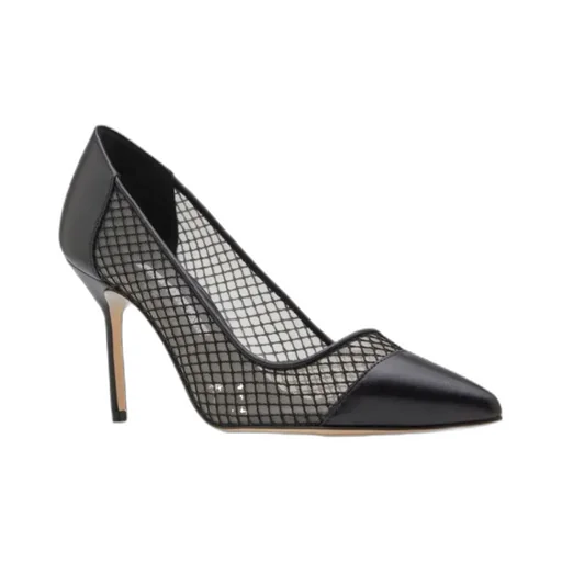 Capcour Mesh-Panelled Pumps