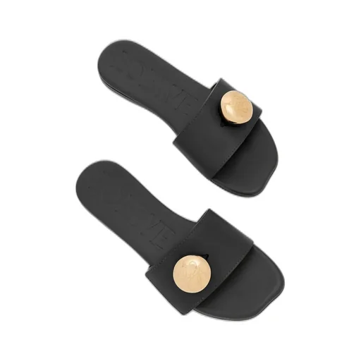 Pebble Slide In Soft Calfskin