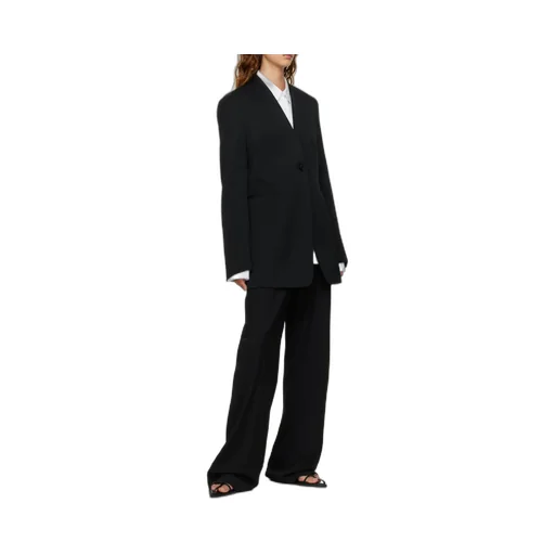 Single-Breasted Tailored Jacket