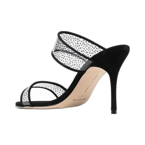 Round Head High-Heeled Sandals
