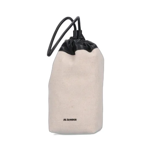 Logo-Print Pouch Bag
