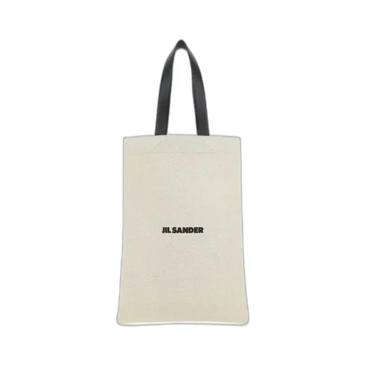 Logo Printed Top Handle Bag