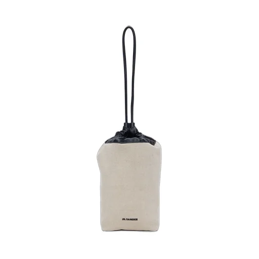 Logo-Print Pouch Bag