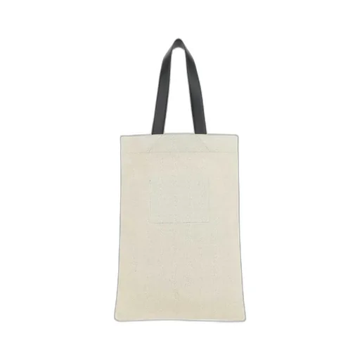 Logo Printed Top Handle Bag
