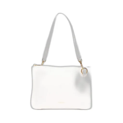 Logo Embossed Medium Shoulder Bag