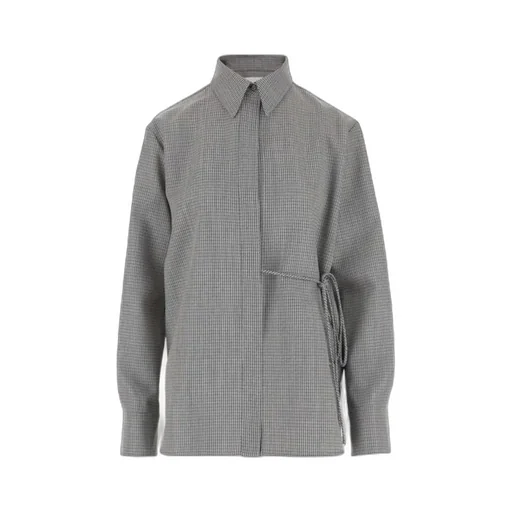 Long-Sleeved Checked Shirt