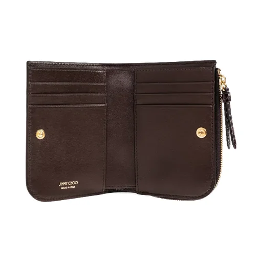 Crocodile-Effect Zip Wallet