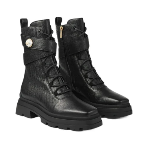Noemi 45 Lace-Up Ankle Boots