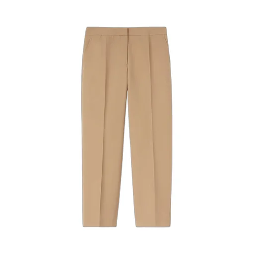 Tapered Cropped Tailored Trousers