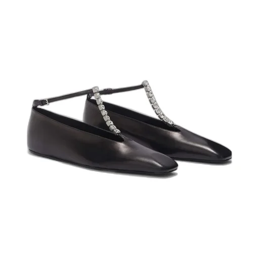 Embellished Ankle Strapped Ballerina Shoes
