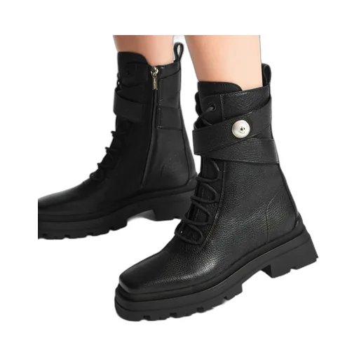 Noemi 45 Lace-Up Ankle Boots