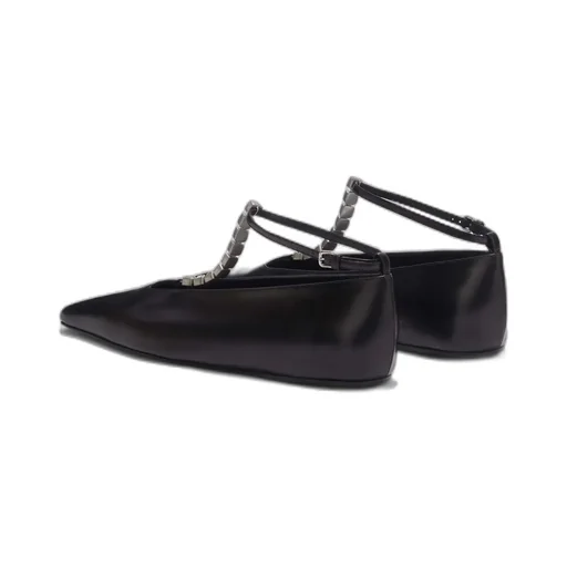 Embellished Ankle Strapped Ballerina Shoes