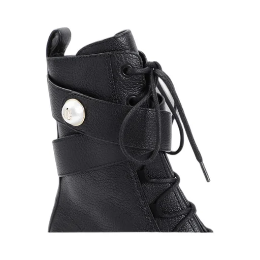 Noemi 45 Lace-Up Ankle Boots