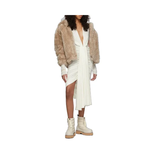 Logo Patch Quilted Snow Boots