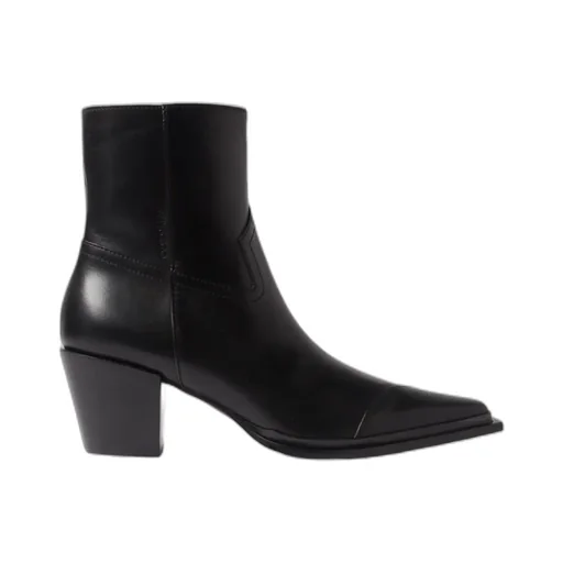 Pointed-Toe Ankle Boots