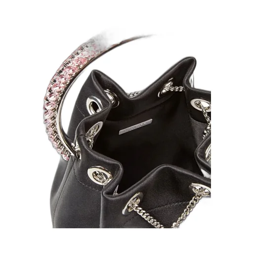 Crystal Decorated Bucket Shoulder Bag