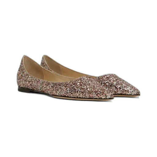 Love Glitter Ballet Flats
