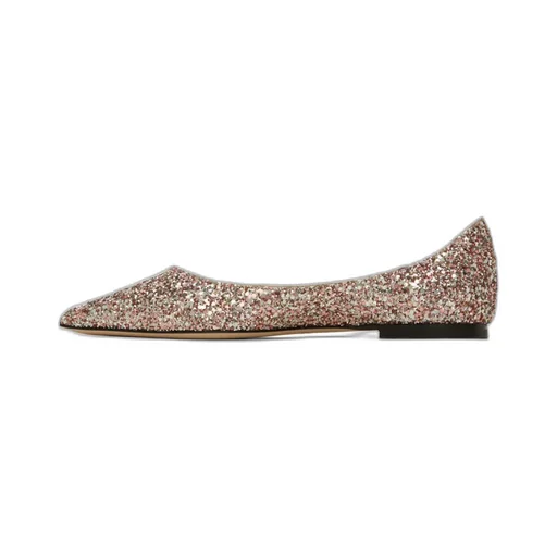 Love Glitter Ballet Flats