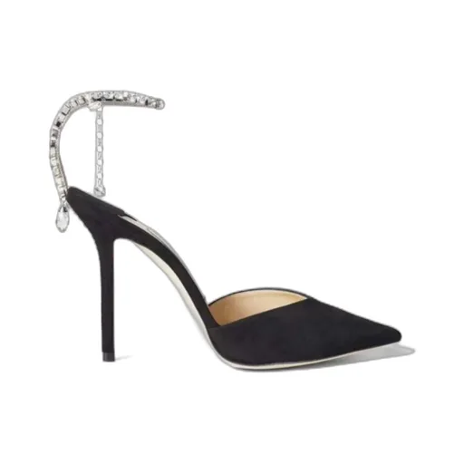 Crystal Embellished High Heels