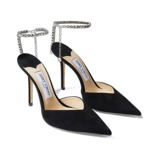 Crystal Embellished High Heels