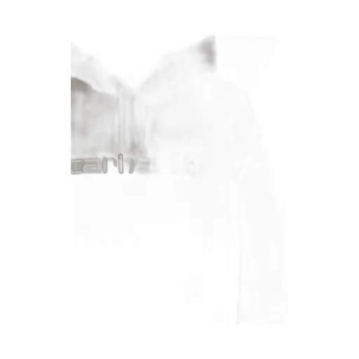 Logo Embroidered Drawstring Hoodie