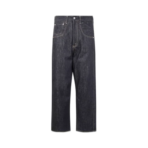 Straight-Leg Denim Jeans