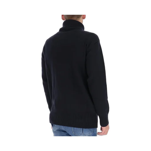 Z-Shaped Embroidery Sweater
