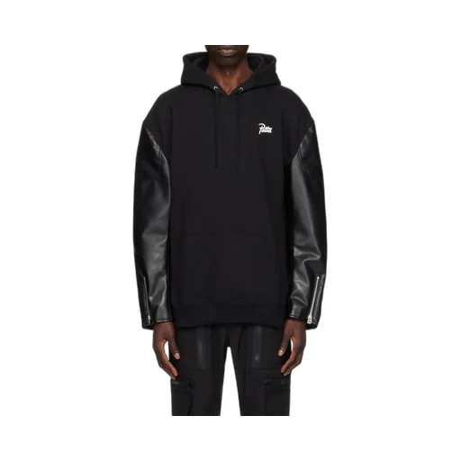 X Patta Logo-Print Cotton Hoodie