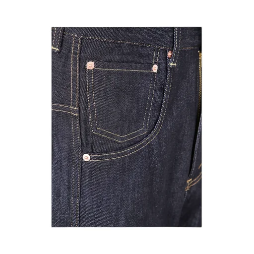 Straight-Leg Denim Jeans