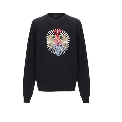 Round-Collar Long-Sleeve Hoodie
