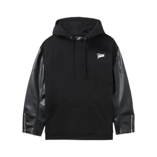 X Patta Logo-Print Cotton Hoodie