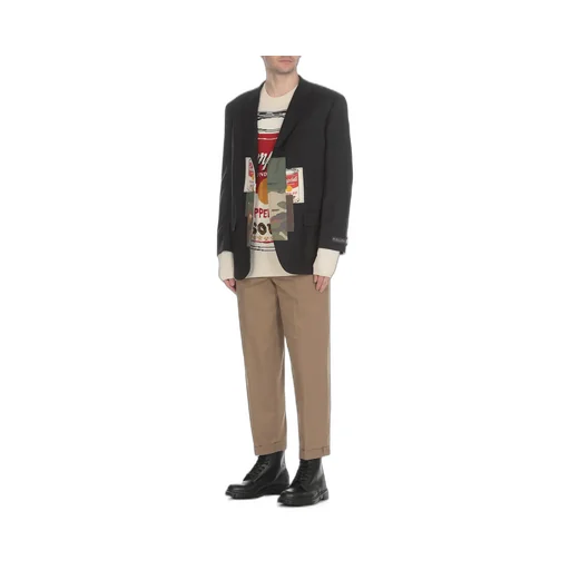 Round-Neck And Long-Sleeved Sweater