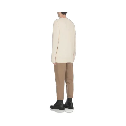 Round-Neck And Long-Sleeved Sweater