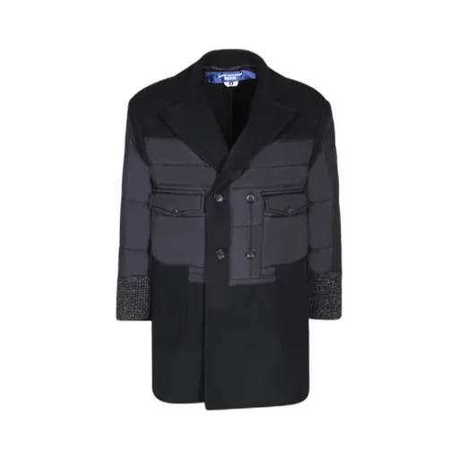 Double-Breasted Spliced Coat