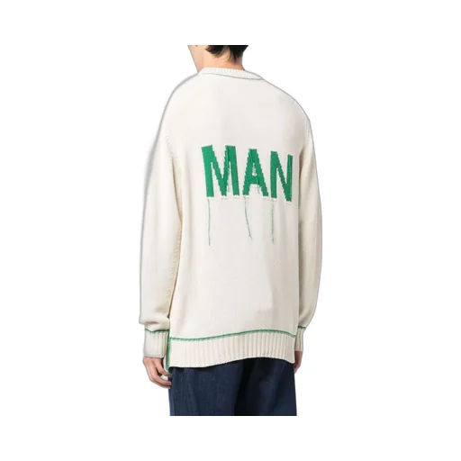 Logo Intarsia Knit Crewneck Jumper