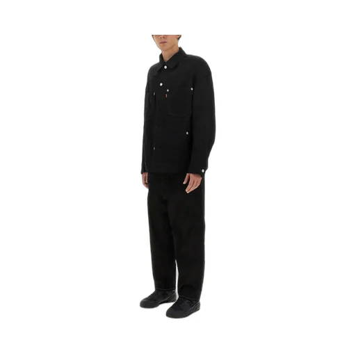 Button Lapel Casual Jacket