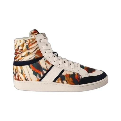 High Lace-Up Casual Sneakers